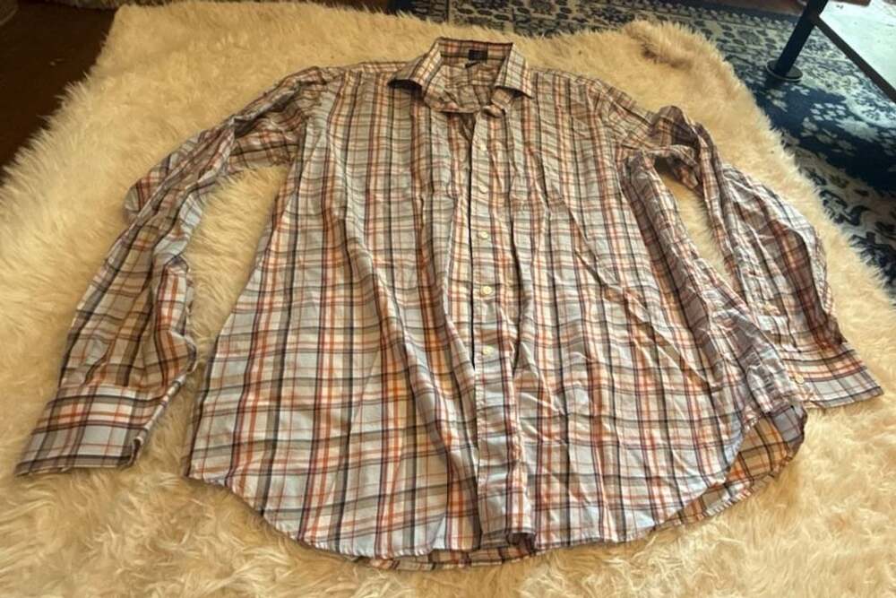 Peter Millar Collection Plaid Long Sleeve Button Up Shirt Extra Large